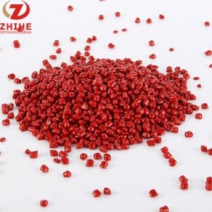Råmaterial av god kvalitet rödfärgad plast Masterbatch
